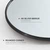 Dovelina Metal Frame Oval Pivot Bathroom Vanity Mirror Set of 2 - image 3 of 4