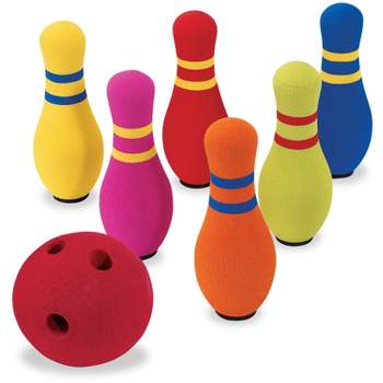 Fun Express Candy Corn and Pumpkin Bowling Set - Elevate Your Halloween  Bash with 11-Piece Candy Corn Bowling Set - Unbreakable Plastic Bowling  Pins 