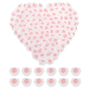 Unique Bargains PE Mini Artificial Rose Flower Heads for DIY Craft 1.38 Inch Dia 500 Pcs - 1 of 3