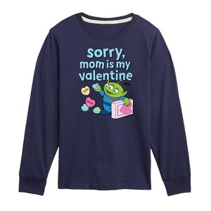 Boys' - Toy Story - Sorry Mom My Valentine Long Sleeve Graphic T-Shirt - 1 of 4
