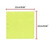 INSPIRE CHIC Men's Wedding Party Solid Color Self-Folded Pocket Squares - 3 of 4