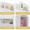 Garvee Kids Desk and Chair Set,Study Desk for Kids with Hutch, Storage Cabinet, Wooden Children Study Table,White - 4 of 4
