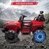 2 Seaters Kids Ride On Truck with Remote Control,20“ Large Seat Ride On Car for Toddlers - 3 of 4