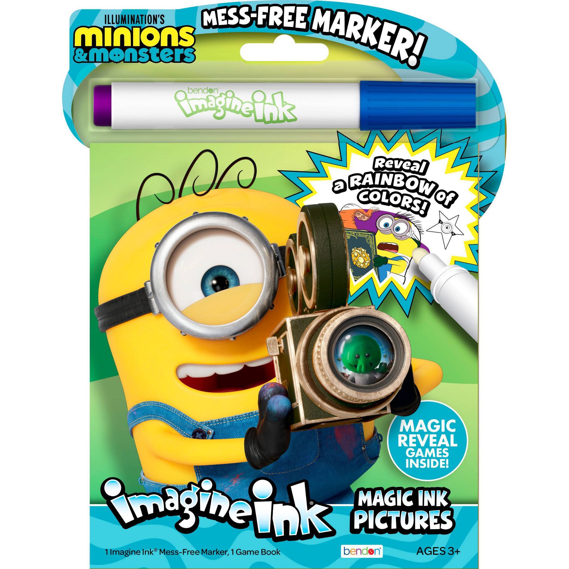 Minions 3 Imagine Ink Book