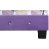 Okak All Size Charming Platform Bed with Upholstered Headboard & Beaded Design,Modern Bed Frame No Box Spring Needed - 4 of 4