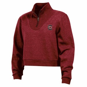 NCAA South Carolina Gamecocks Women's Quarter Zipped Sweatshirt - 1 of 3