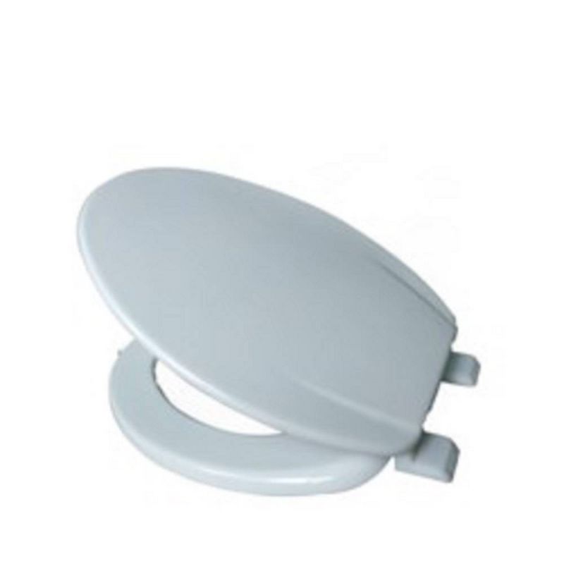 Elongated Toilet Seat with Easy Clean & Change Hinge - J&V TEXTILES, 3 of 4