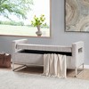 NicBex 50" Storage Bench Modern Large Versatile Storage Ottoman Bench for Bedroom, Entryway - 4 of 4