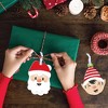 Big Dot of Happiness Very Merry Christmas - Holiday Santa Claus Decorations - Christmas Tree Ornaments - Set of 12 - 3 of 4
