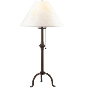 Cal Lighting 75W Iron Table Lamp W/Pull Chain - 1 of 3