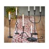 tagltd Cody Black Metal Trident 3 Taper Holder Candlestick Holder 8.75L x 3.25W x 16.0H inches - 3 of 4