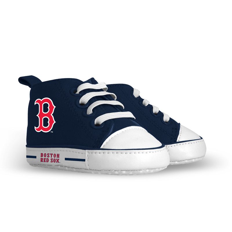 Baby Fanatic Officially licensed Unisex Prewalkers Baby Shoes - MLB Boston Red Sox, 2 of 6