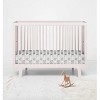 Bacati - Elephants Gray Muslin 100 percent Cotton Universal Baby US Standard Crib or Toddler Bed Fitted Sheet - 4 of 4