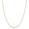 Black Bow Jewelry 1.2mm 10k Yellow Gold Diamond Cut Loose Rope Chain Necklace - 3 of 4