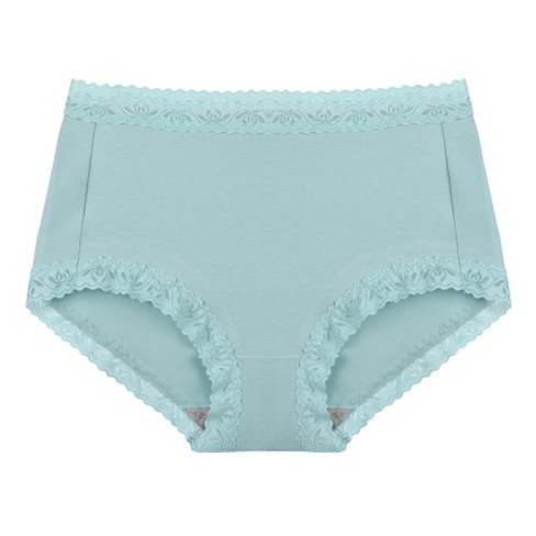 Agnes Orinda Women Plus Mid Waisted Lace Trim Soft Breathable Stretch  Briefs Underwear : Target