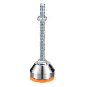 Unique Bargains Carbon Steel Non-Skid Adjustable Furniture Table Feet Leveling Feet - 1 of 4