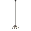 Chloe Lighting Ironclad Industrial 3 Light Rubbed Bronze Ceiling Pendant 16" Wide - 3 of 4