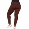 24seven Comfort Apparel Plus Size Side Pocket Ankle Length Yoga Pant Leggings - 3 of 4