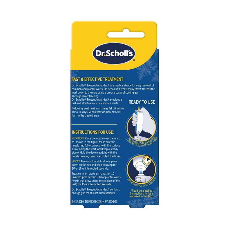 Dr. Scholl&#39;s Freeze Away Max Wart Remover - 10Applications, 4 of 13