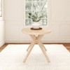 Plank+Beam 62" Verso Oval Dining Table for 4, Solid Wood Kitchen Table for Dinner Room - 4 of 4