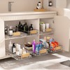 Pull-Out Organizer under Cabinet Storage for Kitchen with Wooden Handle - 2 of 4