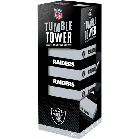 MasterPieces Real Wood Block Tumble Towers - NFL Las Vegas Raiders