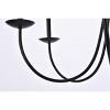 Elegant Lighting Cohen 36 inch pendant in black - 4 of 4