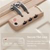 BEAFUP Luggage Sets 4 Piece, ABS Durable Suitcase with Travel Bag, Carry On Luggage Suitcase Set with 360° Spinner Wheels - 4 of 4