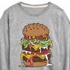 Boys' - Instant Message - Sloppy Burger Lover Long Sleeve Graphic T-Shirt - 2 of 4