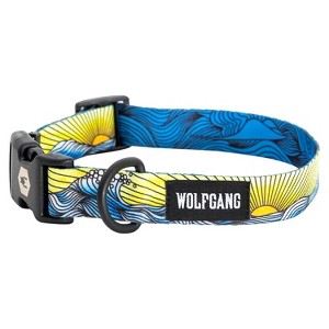 Wolfgang Multicolored Dawn Patrol Polyester Dog Collar Small - 1 of 2