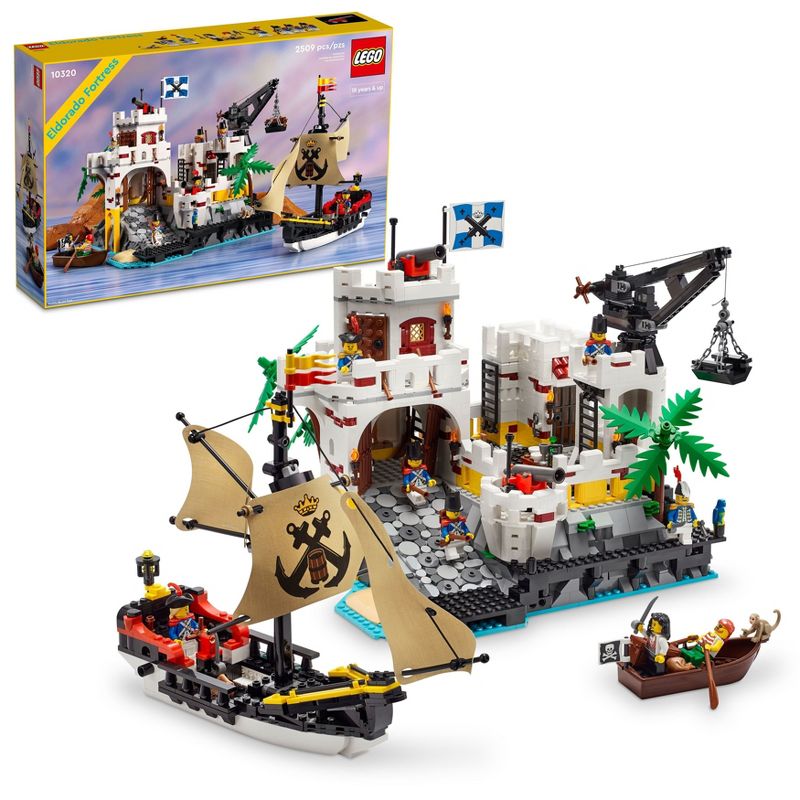 LEGO Icons Eldorado Fortress with Pirate Ship Building Kit 10320, 1 of 9