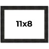 PosterPalooza | 11x8 Thin Barnwood Picture Frame, UV Acrylic, 2 Finishes - Grey and Black - 2 of 4