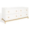 Claudette 4 Drawer Modern Dresser - SFV2123 - Safavieh Couture - 4 of 4