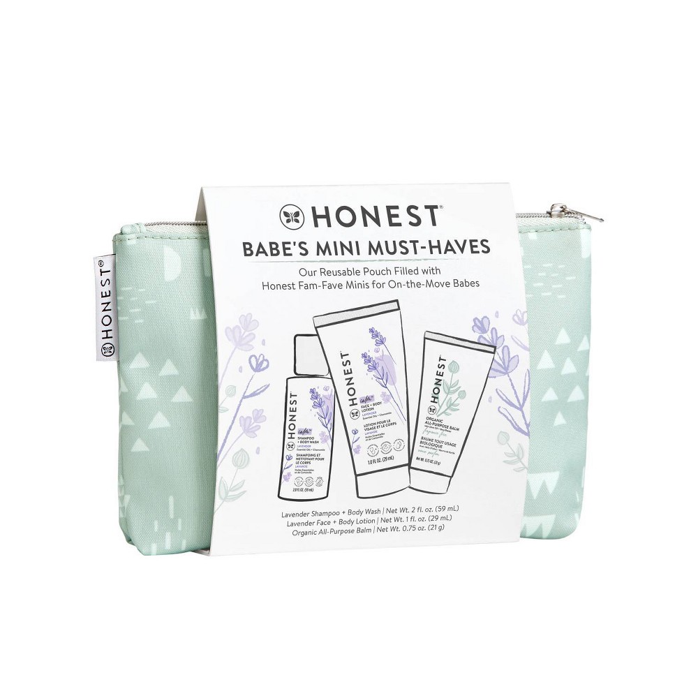 Photos - Shower Gel The Honest Company Babe's Mini Must-Haves Gift Set