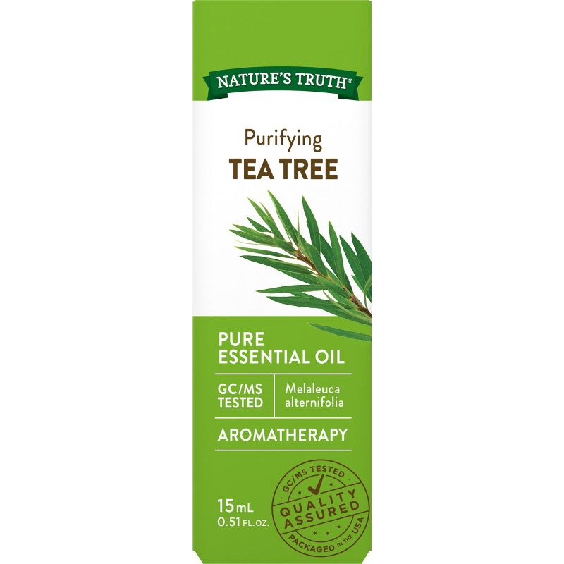Nature&#39;s Truth Tea Tree Aromatherapy Essential Oil - 0.51 fl oz, 1 of 7