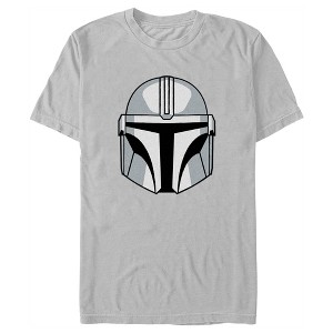 Men's Star Wars: The Mandalorian Din Djarin Helmet T-Shirt - 1 of 4