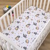 NoJo Disney Dumbo Gray, White and Multi-Colored Circus Flags, Balls and Timothy Mouse Nursery Fitted Crib Sheet - 2 of 4