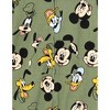 Disney Mickey Mouse Goofy Donald Duck Daisy Duck Fleece Zip Up Coverall Infant to Little Kid - 2 of 4
