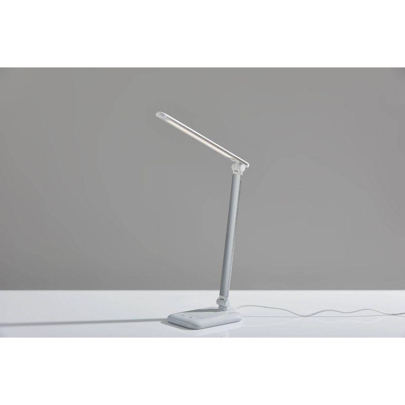 16.25&#34; Lennox Multi-Function Desk Lamp (Includes LED Light Bulb) White - Adesso, 3 of 11