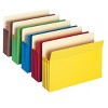 Smead File Pocket, Straight-Cut Tab, 3-1/2" Expansion, Letter Size, Assorted Colors, 5 per Pack (73892) - 2 of 4