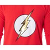 DC Comics Men's The Flash Superhero Fleece Shirt And Pant 2 PC Pajama Set - 2 of 4