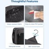 Toiletry Bag , Hanging Dopp Kit Water Resistant Shaving Bag - Large Travel makeup Bag - 4 of 4