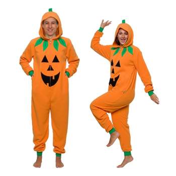 Funziez! Halloween Jack O Lantern Pumpkin Adult Unisex Novelty Union Suit Costume for Halloween