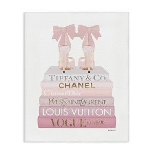 Stupell Industries Chic Shoes Glam Bookstack, 16" x 20" - 1 of 4