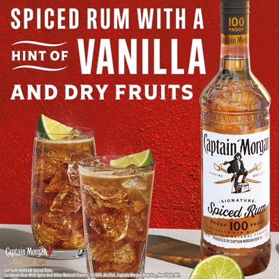 Captain Morgan 100 Proof Spiced Rum - Plastic Bottle