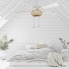 52" 5-Blade LED Wooden Chandelier Lighted Ceiling Fan - River of Goods: Bohemian Style, Pull Chain - 2 of 4