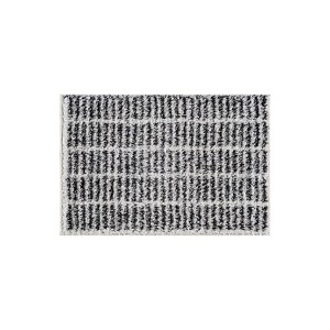 World Rug Gallery Bohemian Stripe Lines Shag Rug – White – Easy to Clean, Medium Pile – Perfect for Living Room, Bedroom, or Entryway - 1 of 4