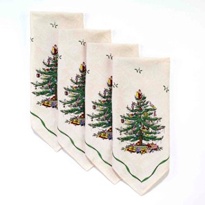 Spode® Christmas Tree Set of 4 Napkins - 1 of 3