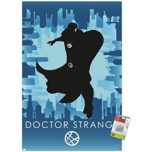 Trends International Marvel Heroic Silhouette - Doctor Strange Unframed Wall Poster Prints - 1 of 4