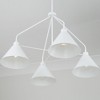 Capital Lighting Alden 4 - Light Chandelier in  Matte White - 4 of 4